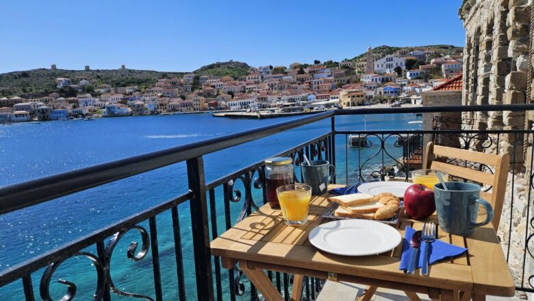 Ariadne Blue Balcony View